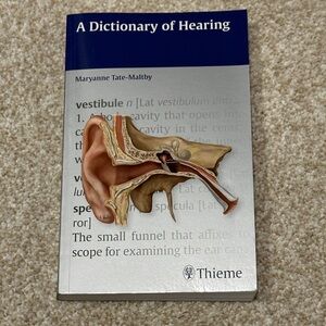 A Dictionary of Hearing - paperback
By Tate-Maltby, 249 pages Like New